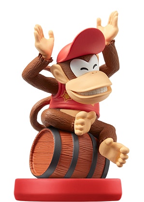 nintendo amiibo supermario diddy kong