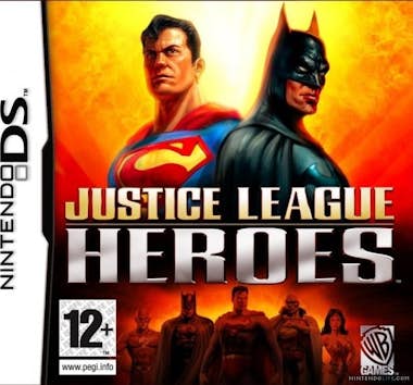 Generica Eidos Justice League Heroes vídeo juego Nintendo D Generica Eidos Justice League Heroes vídeo juego Nintendo D