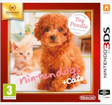 Nintendo Nintendo Nintendogs + Cats: Toy Poodle, 3DS vídeo Nintendo Nintendo Nintendogs + Cats: Toy Poodle, 3DS vídeo