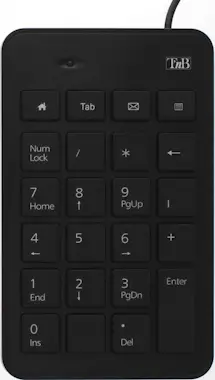 Generica TnB MPV1 teclado numérico USB Portátil Negro Generica TnB MPV1 teclado numérico USB Portátil Negro