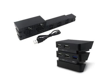 Dragon Slay PS4 Pro Ventilador de enfriamiento y USB HUB 2 en Dragon Slay PS4 Pro Ventilador de enfriamiento y USB HUB 2 en