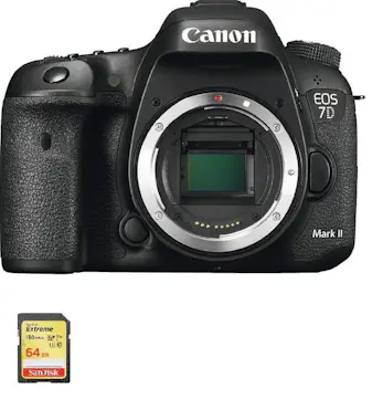 Canon CANON EOS 7D II Cuerpo + Tarjeta SD de 64 GB Canon CANON EOS 7D II Cuerpo + Tarjeta SD de 64 GB