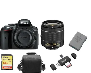 Nikon NIKON D5300 KIT AF-P 18-55MM F3.5-5.6G VR + Tarjet Nikon NIKON D5300 KIT AF-P 18-55MM F3.5-5.6G VR + Tarjet