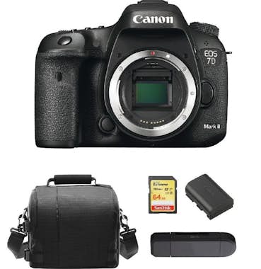 Canon CANON EOS 7D II Cuerpo + Tarjeta SD de 64 GB + Bol Canon CANON EOS 7D II Cuerpo + Tarjeta SD de 64 GB + Bol