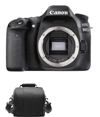 Canon CANON EOS 80D Body + Bolsa de la camara Canon CANON EOS 80D Body + Bolsa de la camara