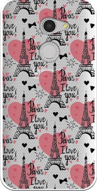 Generica Funda Dibujo Paris WP020 para Alcatel A3 Generica Funda Dibujo Paris WP020 para Alcatel A3