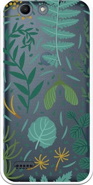 Generica Funda Dibujo Hojas WP022 para Vodafone Smart E8 Generica Funda Dibujo Hojas WP022 para Vodafone Smart E8