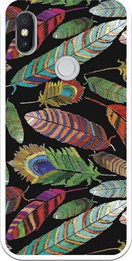 Generica Funda Dibujo Plumas WP023 para Xiaomi Redmi S2 Generica Funda Dibujo Plumas WP023 para Xiaomi Redmi S2