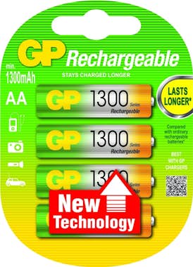 GP Batteries GP Batteries AA Batería recargable Níquel-metal hi GP Batteries GP Batteries AA Batería recargable Níquel-metal hi