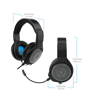 Generica PDP Afterglow AG6 PS4 Binaural Casco Negro, Azul Generica PDP Afterglow AG6 PS4 Binaural Casco Negro, Azul