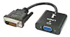 Lindy Lindy 38189 adaptador de cable de vídeo 0,1 m DVI- Lindy Lindy 38189 adaptador de cable de vídeo 0,1 m DVI-
