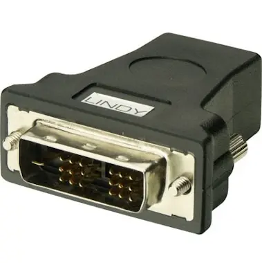 Lindy Lindy HDMI FM/ DVI-D M Adapter HDMI-A FM Negro Lindy Lindy HDMI FM/ DVI-D M Adapter HDMI-A FM Negro