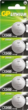GP Batteries GP Batteries Lithium Cell CR2450 pila doméstica Si GP Batteries GP Batteries Lithium Cell CR2450 pila doméstica Si