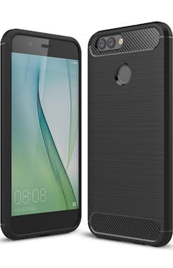 Forcell Funda de Silicona Carbon Efecto carbono para Huawe Forcell Funda de Silicona Carbon Efecto carbono para Huawe