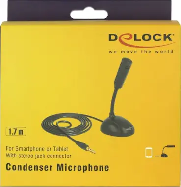 Delock DeLOCK 65872 micrófono Mobile phone/smartphone mic Delock DeLOCK 65872 micrófono Mobile phone/smartphone mic