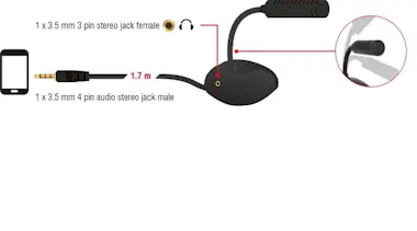 Delock DeLOCK 65872 micrófono Mobile phone/smartphone mic Delock DeLOCK 65872 micrófono Mobile phone/smartphone mic