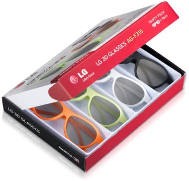 LG LG AG-F315 gafas 3D estereóscopico Multicolor LG LG AG-F315 gafas 3D estereóscopico Multicolor
