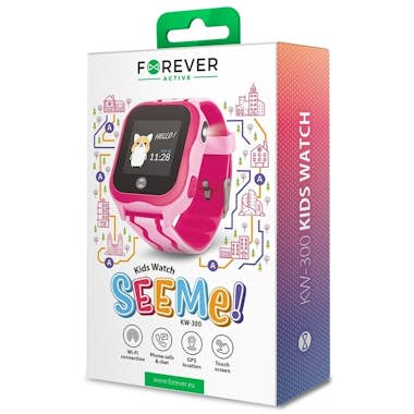 Forever Forever KW-300 reloj inteligente Rosa Móvil GPS (s Forever Forever KW-300 reloj inteligente Rosa Móvil GPS (s