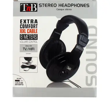 Generica TnB CSHOME1 auricular Circumaural Diadema Negro Generica TnB CSHOME1 auricular Circumaural Diadema Negro