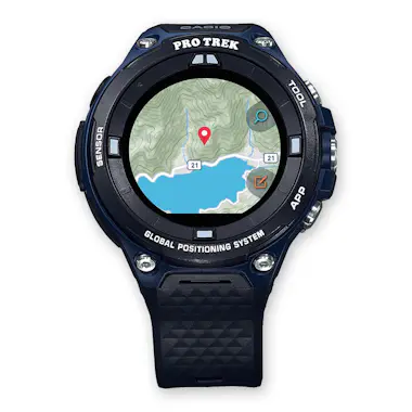 Casio Casio WSD-F20A-BUAAE reloj inteligente Negro, Azul Casio Casio WSD-F20A-BUAAE reloj inteligente Negro, Azul