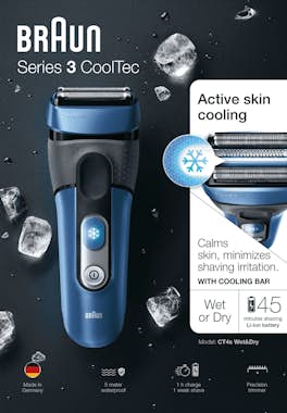 Braun Braun °CoolTec CT4s afeitadora Máquina de afeitar Braun Braun °CoolTec CT4s afeitadora Máquina de afeitar