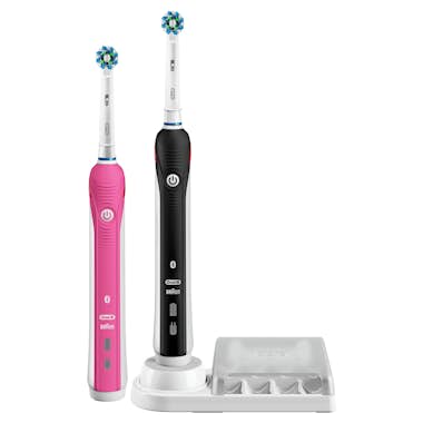 Oral-B Oral-B Smart 4 4900 CrossAction Adulto Negro, Rosa Oral-B Oral-B Smart 4 4900 CrossAction Adulto Negro, Rosa