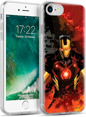 Marvel Carcasa Iron Man Fuego Marvel iPhone 6/6s/7/7s/8 Marvel Carcasa Iron Man Fuego Marvel iPhone 6/6s/7/7s/8