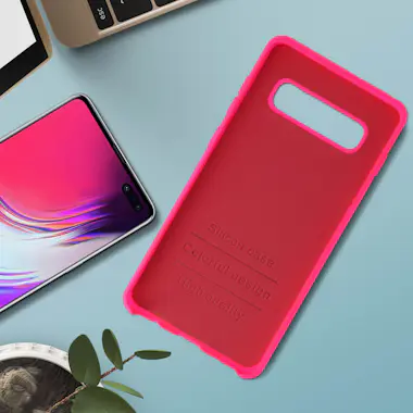 Avizar Carcasa de Silicona Samsung Galaxy S10 Plus Semirr Avizar Carcasa de Silicona Samsung Galaxy S10 Plus Semirr