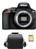 Nikon NIKON D3500 Cuerpo Negro + Tarjeta SD de 32 GB + B Nikon NIKON D3500 Cuerpo Negro + Tarjeta SD de 32 GB + B