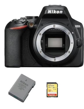 Nikon NIKON D3500 Cuerpo Negro + Tarjeta SD de 32 GB + E Nikon NIKON D3500 Cuerpo Negro + Tarjeta SD de 32 GB + E