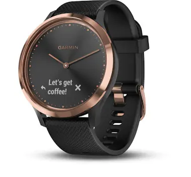 Garmin Garmin Vivomove HR reloj deportivo Negro, Oro rosa Garmin Garmin Vivomove HR reloj deportivo Negro, Oro rosa