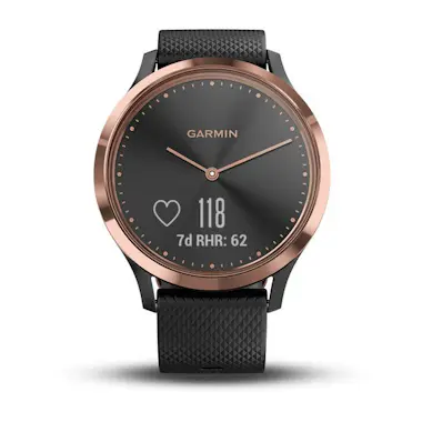 Garmin Garmin Vivomove HR reloj deportivo Negro, Oro rosa Garmin Garmin Vivomove HR reloj deportivo Negro, Oro rosa