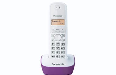 Panasonic Panasonic KX-TG1611FRF teléfono Teléfono DECT Púrp Panasonic Panasonic KX-TG1611FRF teléfono Teléfono DECT Púrp