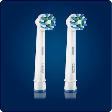 Oral-B Oral-B Cross Action 2p 2 pieza(s) Azul, Blanco