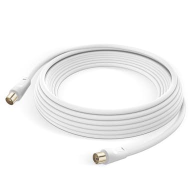 LinQ Antena de cable TV Macho/Hembra Coxial 9.5 mm PVC LinQ Antena de cable TV Macho/Hembra Coxial 9.5 mm PVC