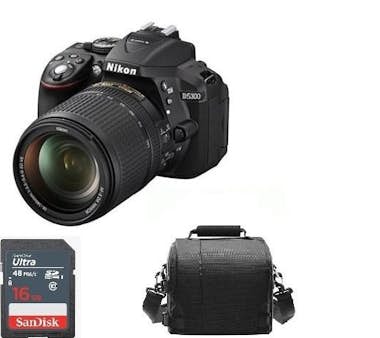Nikon NIKON D5300 KIT AF-S 18-140MM F3.5-5.6G ED VR DX + Nikon NIKON D5300 KIT AF-S 18-140MM F3.5-5.6G ED VR DX +