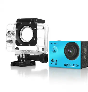 Pixturize Camara Sports Pix 4K WiFi blue Pixturize Camara Sports Pix 4K WiFi blue