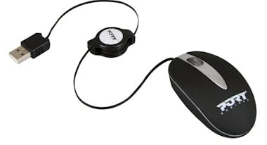 Port Designs Port Designs Mini Mouse Zip ratón USB Óptico Port Designs Port Designs Mini Mouse Zip ratón USB Óptico