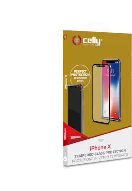 Celly Celly 3D Glass Protector de pantalla Teléfono móvi Celly Celly 3D Glass Protector de pantalla Teléfono móvi