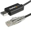StarTech.com StarTech.com Cable de 1,8m Rollover para Consola C StarTech.com StarTech.com Cable de 1,8m Rollover para Consola C