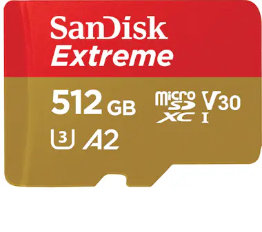 SanDisk Sandisk Extreme memoria flash 512 GB MicroSDXC Cla SanDisk Sandisk Extreme memoria flash 512 GB MicroSDXC Cla