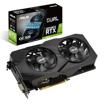 Asus ASUS Dual -RTX2060-O6G-EVO GeForce RTX 2060 6 GB G Asus ASUS Dual -RTX2060-O6G-EVO GeForce RTX 2060 6 GB G