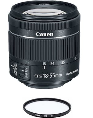 Canon CANON EF-S 18-55mm F4-5.6 IS STM Negro + HOYA UX U Canon CANON EF-S 18-55mm F4-5.6 IS STM Negro + HOYA UX U