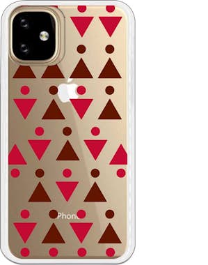 Generica Carcasa Dibujo Triangulos Rojos WP005 para Apple I Generica Carcasa Dibujo Triangulos Rojos WP005 para Apple I