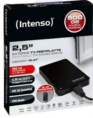 Intenso Intenso 2.5"" Memory Play USB 3.0 500GB disco duro Intenso Intenso 2.5"" Memory Play USB 3.0 500GB disco duro