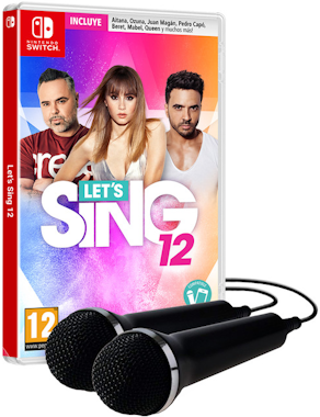 Voxler Lets Sing 12 + 2 Microfonos (Nintendo Switch) Voxler Lets Sing 12 + 2 Microfonos (Nintendo Switch)