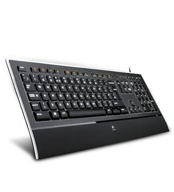 Logitech Logitech K740 teclado USB QWERTZ Suizo Negro Logitech Logitech K740 teclado USB QWERTZ Suizo Negro