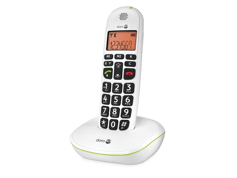 doro phoneeasy 100w blanco identificador de llamadas