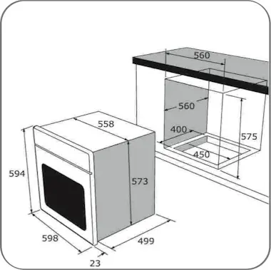 Meireles Meireles MF Aqualytic Horno eléctrico 55 L 3565 W Meireles Meireles MF Aqualytic Horno eléctrico 55 L 3565 W