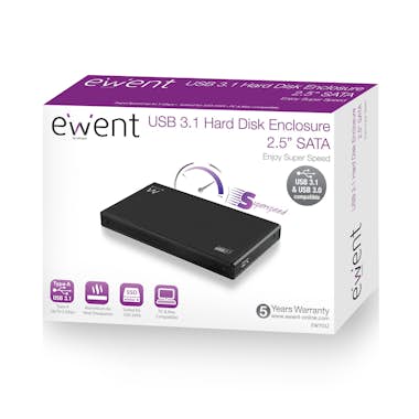Ewent Ewent EW7032 caja para disco duro externo 2.5"" Ca